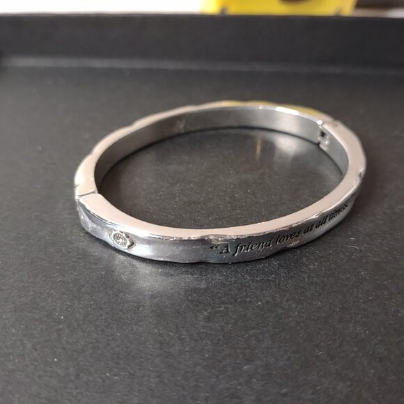 6.5 Inch Brighton Proverb 17 17 Bracelet - Picture 2 of 9